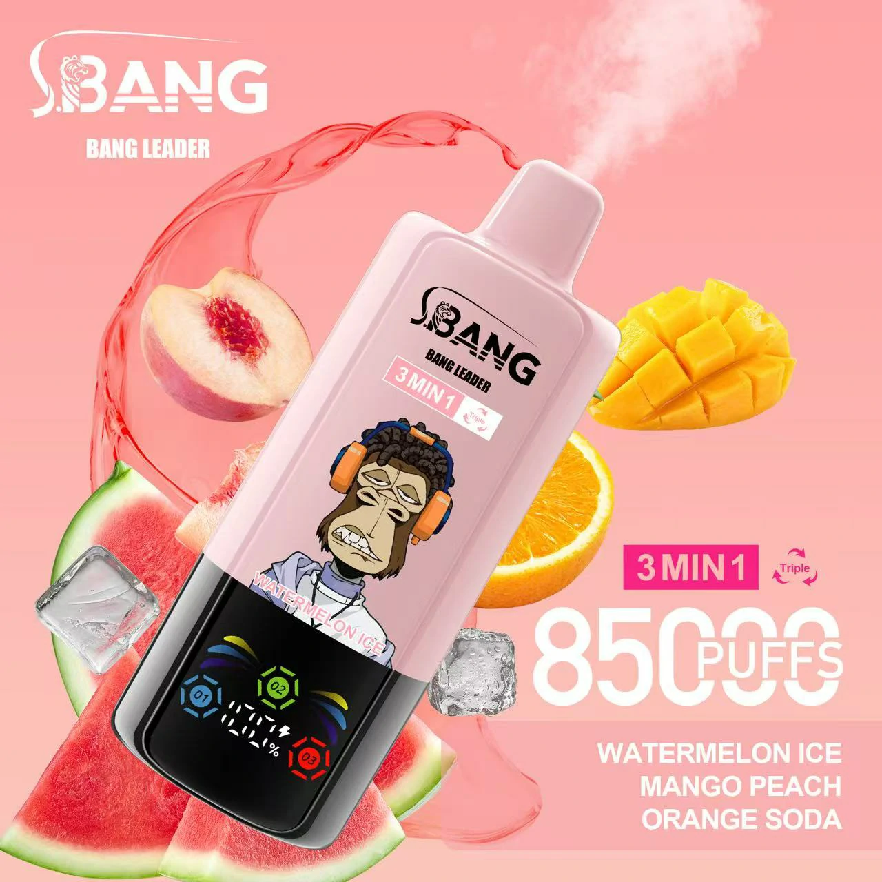 Bang Leader 85000パフ 3-in-1 使い捨て電子タバコ 画像6