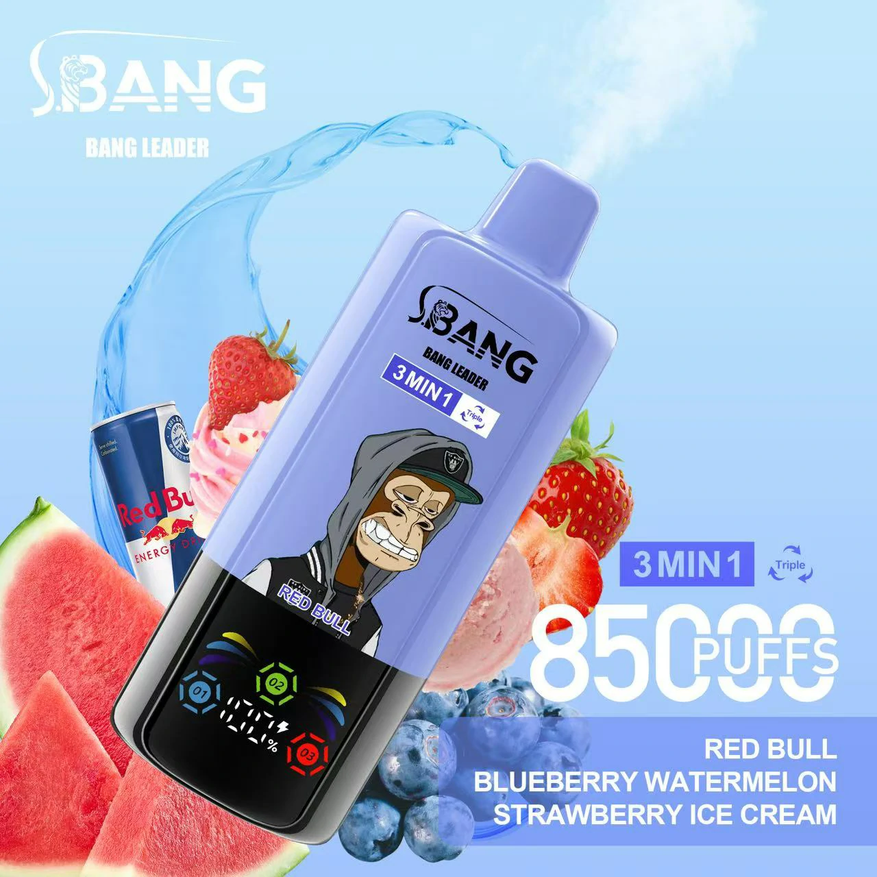 Bang Leader 85000パフ 3-in-1 使い捨て電子タバコ 画像4
