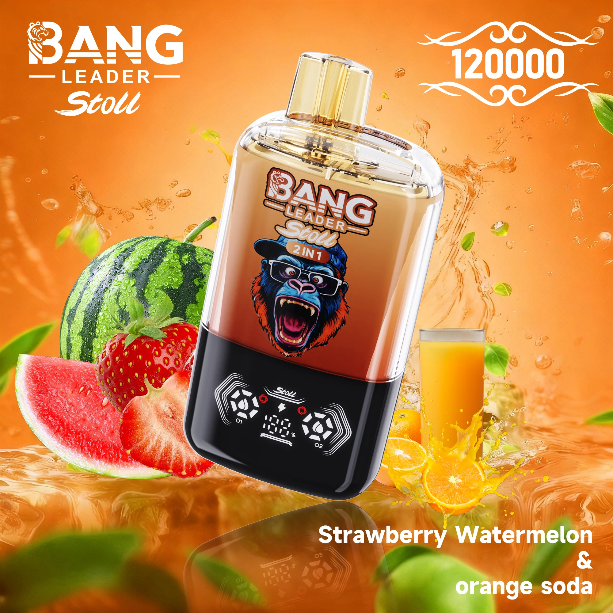 Bang Leader 120000パフ 2-in-1 使い捨て電子タバコ 画像10