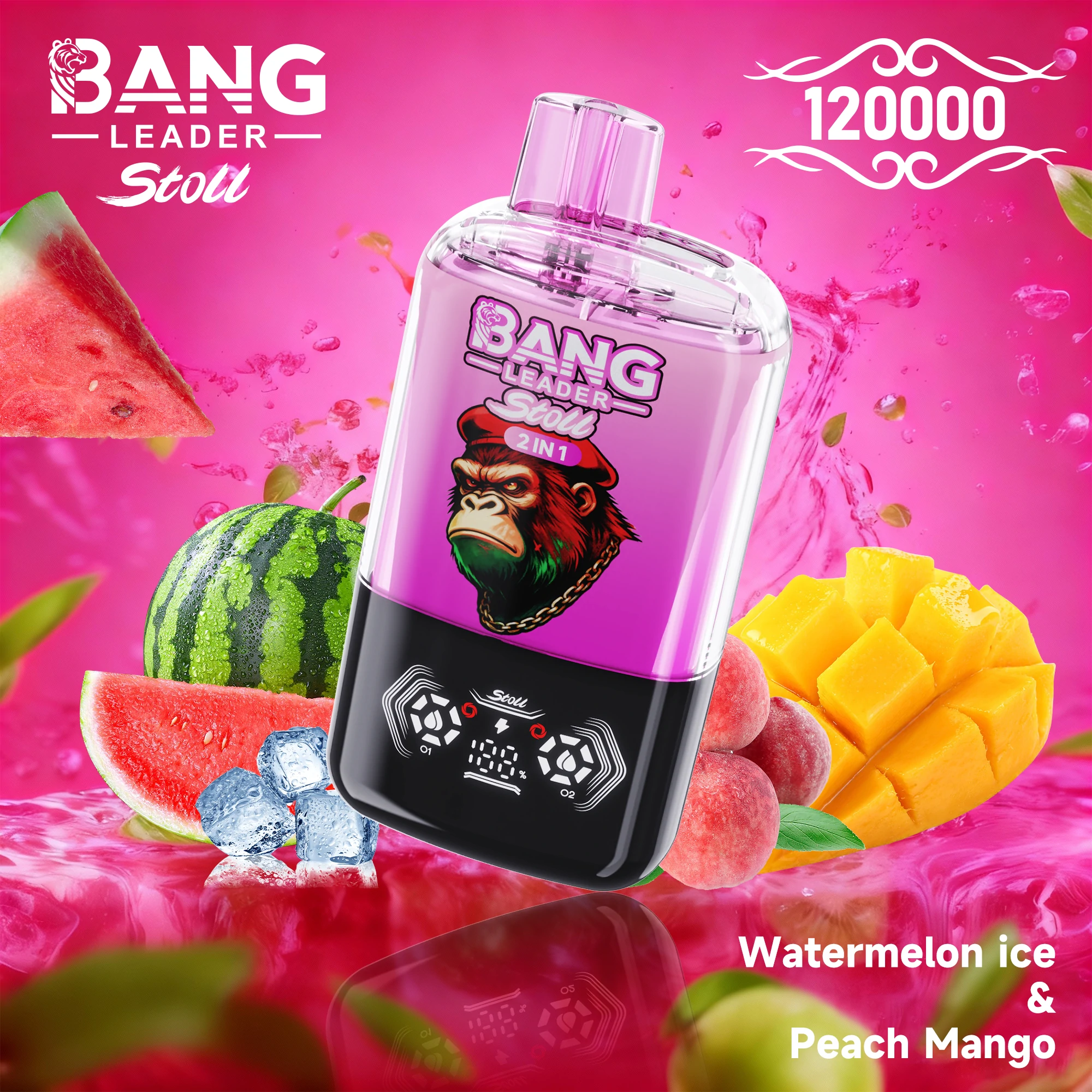 Bang Leader 120000パフ 2-in-1 使い捨て電子タバコ 画像8