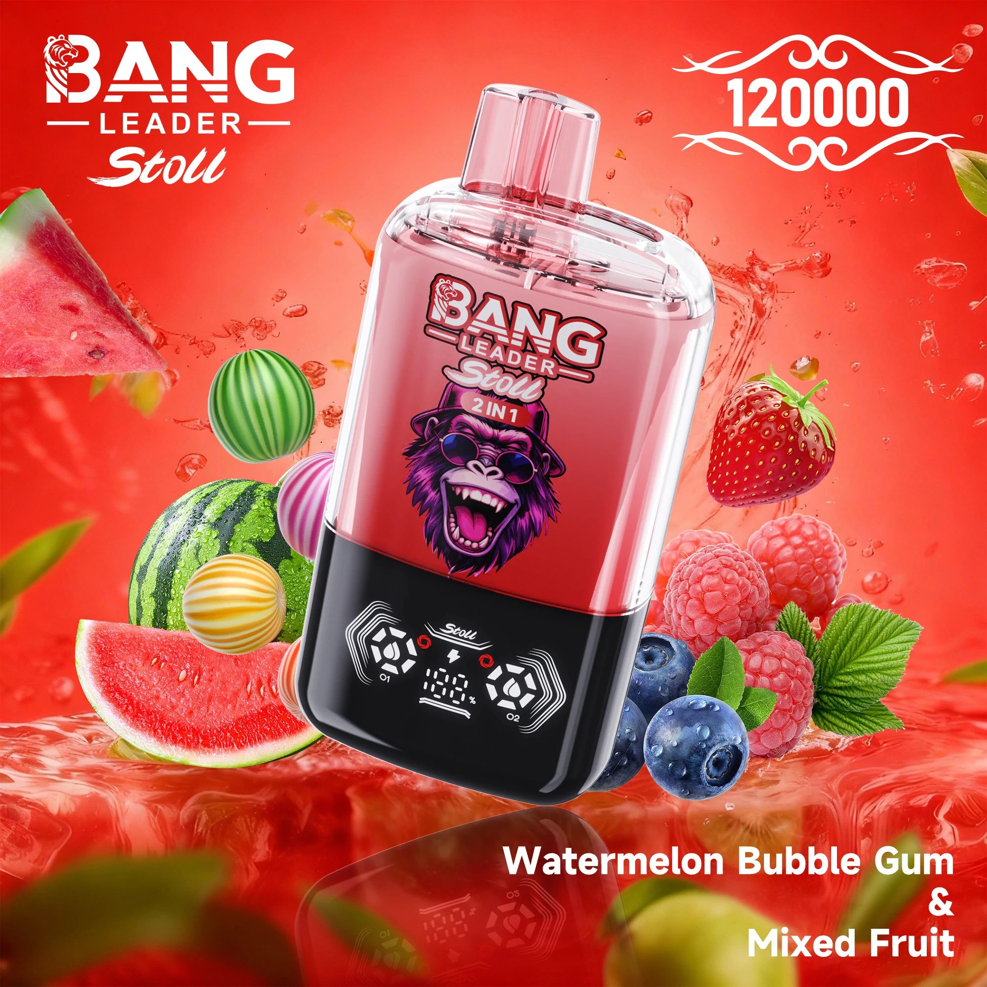 Bang Leader 120000パフ 2-in-1 使い捨て電子タバコ 画像7