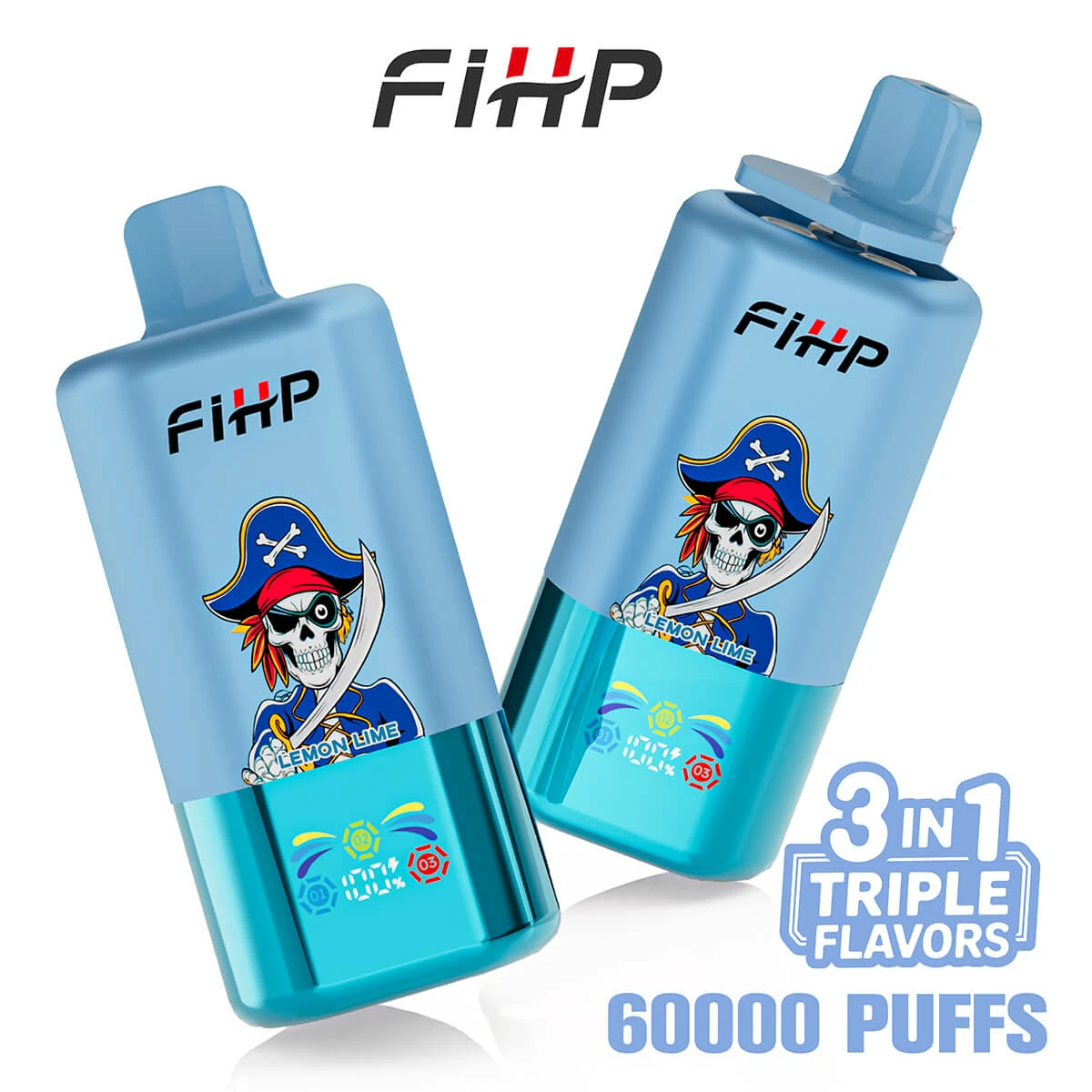 FIHP 60000パフ 3-in-1 使い捨て電子タバコ 画像4
