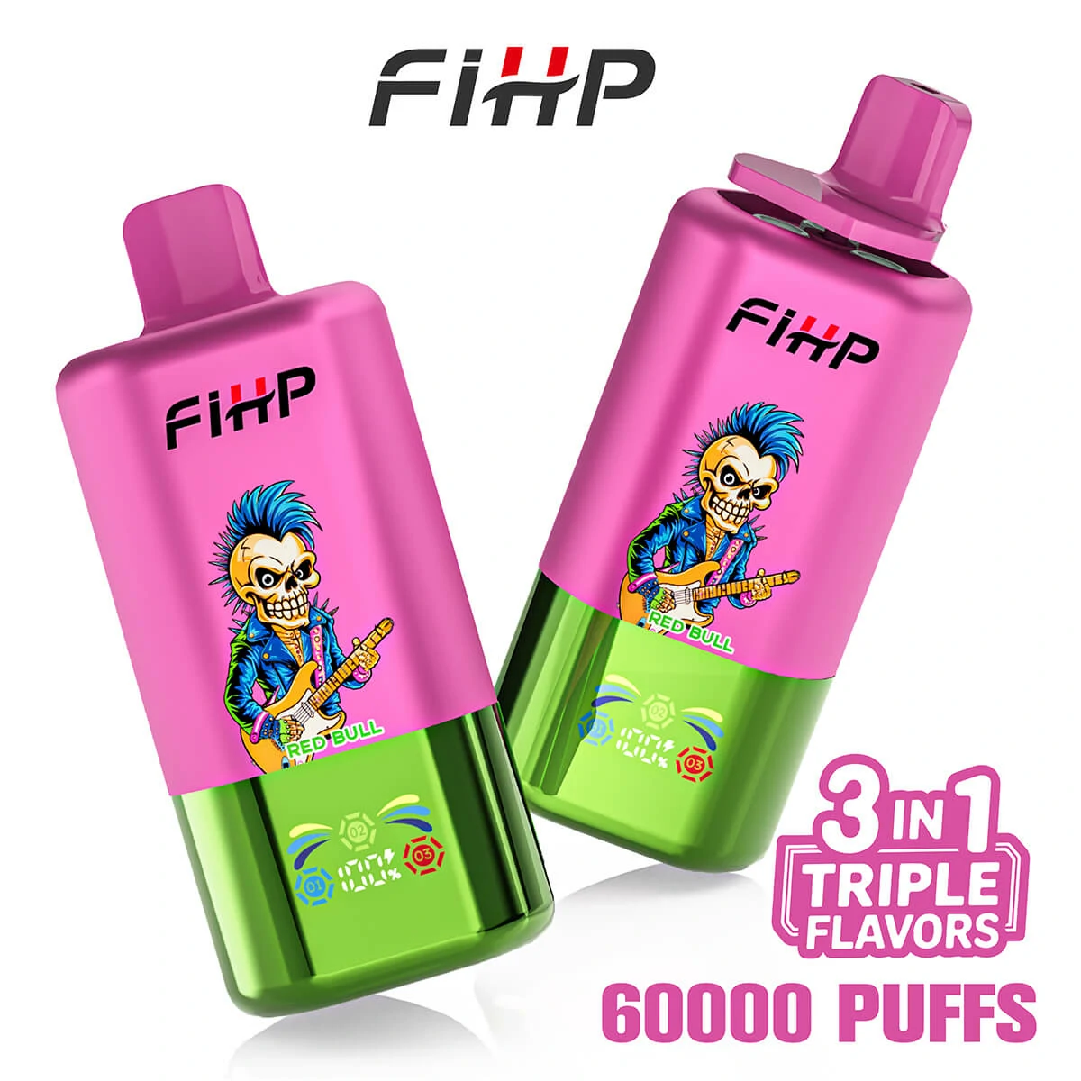 FIHP 60000パフ 3-in-1 使い捨て電子タバコ 画像5