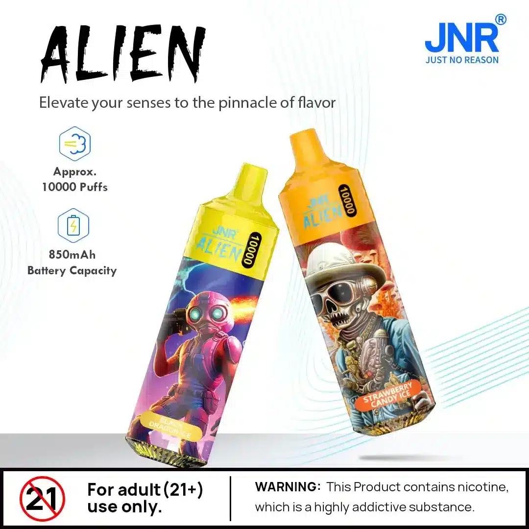 JNR Alien 10000パフ 使い捨て電子タバコ