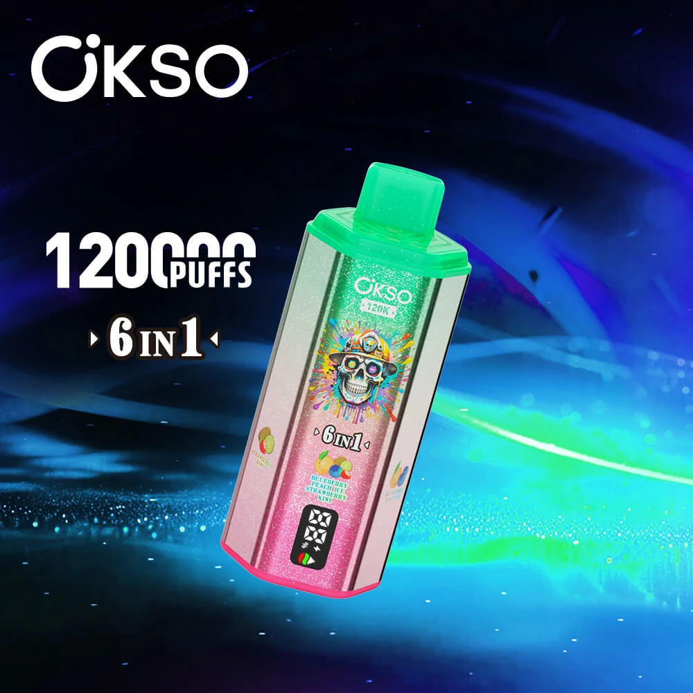 Okso 120000パフ 6-in-1 使い捨て電子タバコ 画像2