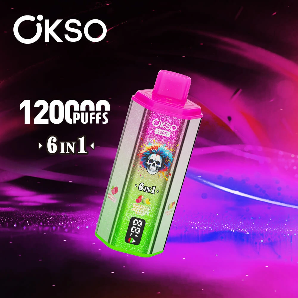 Okso 120000パフ 6-in-1 使い捨て電子タバコ 画像3