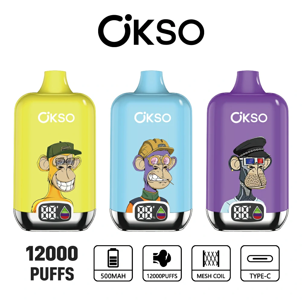 OKSO Digital Box 12000パフ 使い捨て電子タバコ