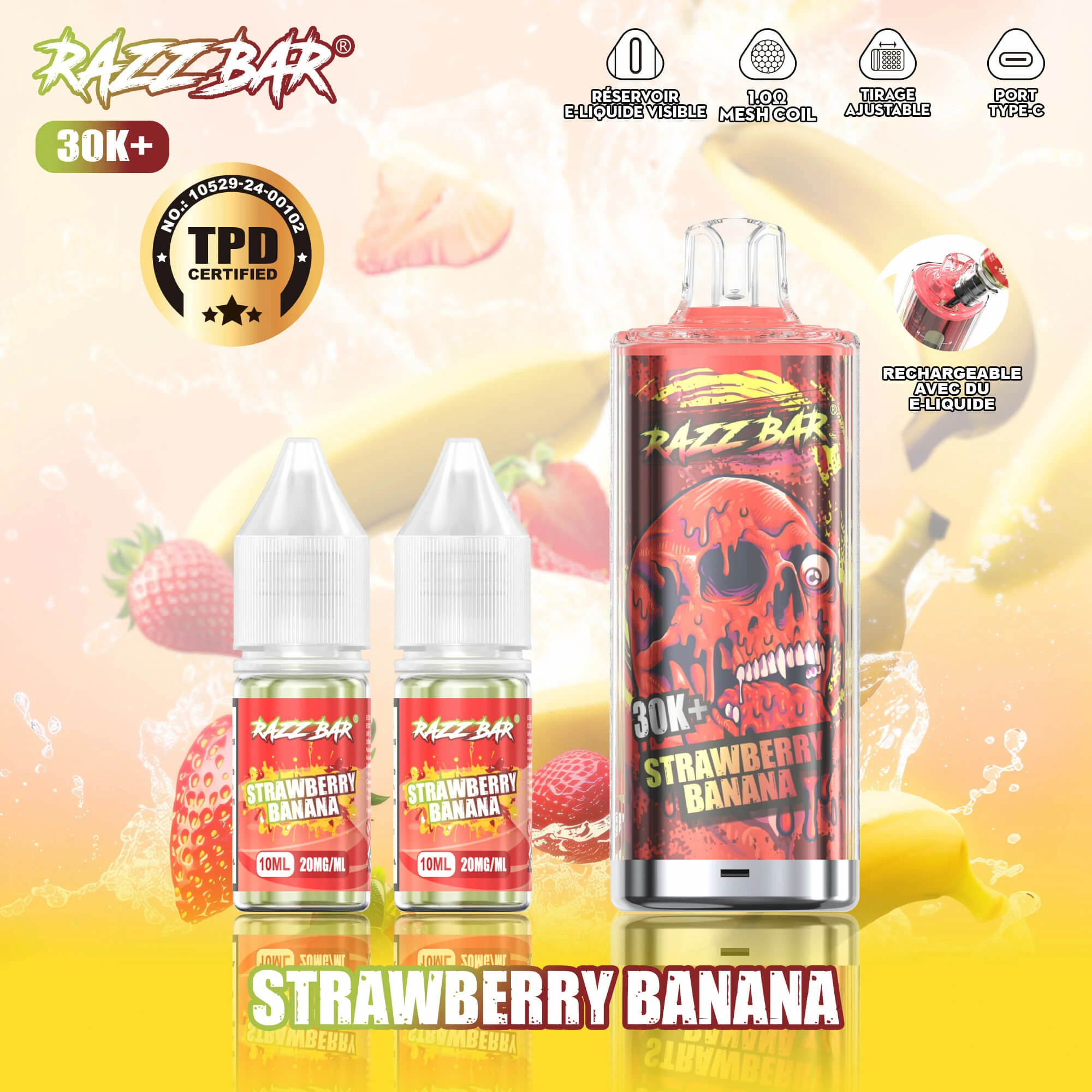 Razz Bar 30000パフ 使い捨て電子タバコ 画像7