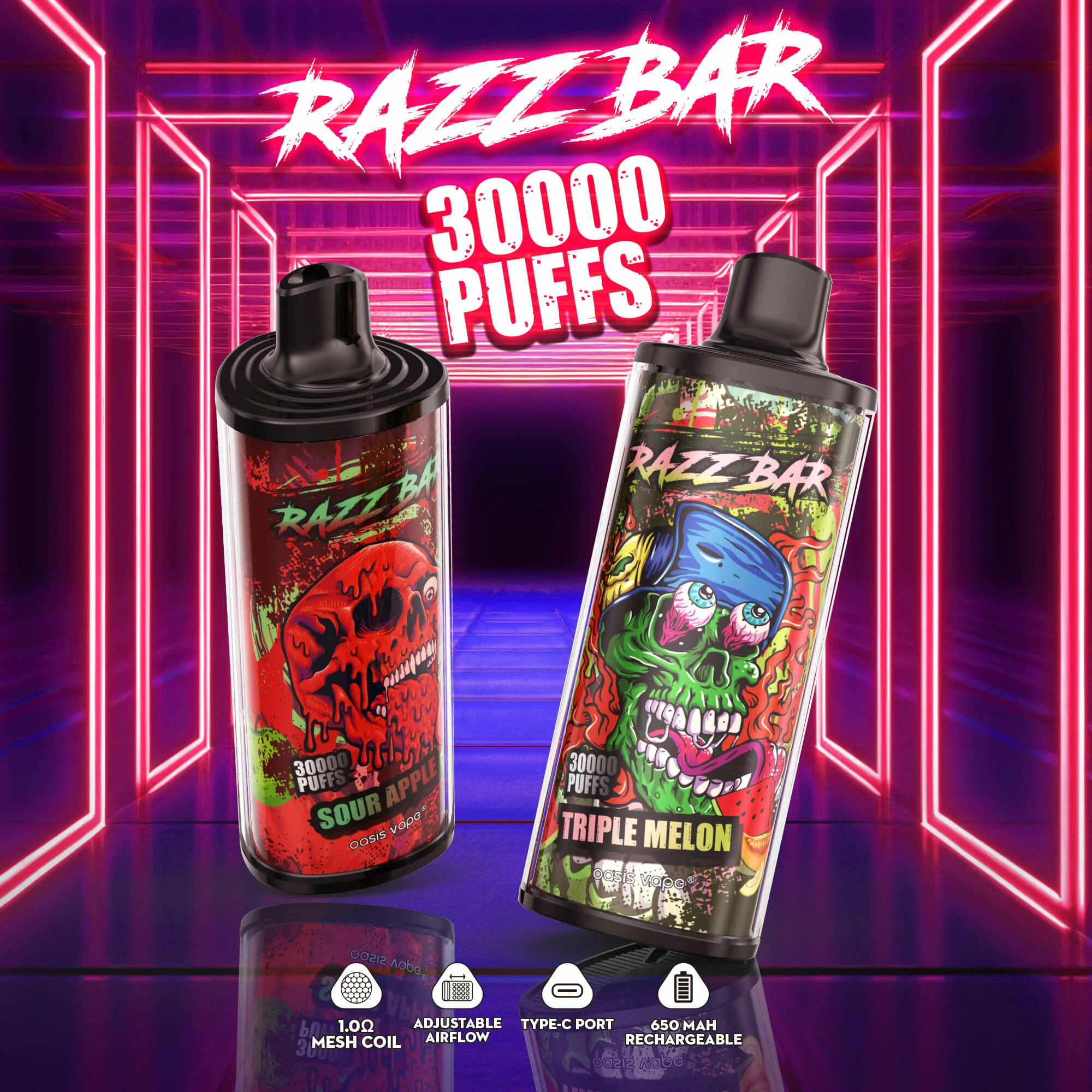 Razz Bar 30000パフ 使い捨て電子タバコ 画像2