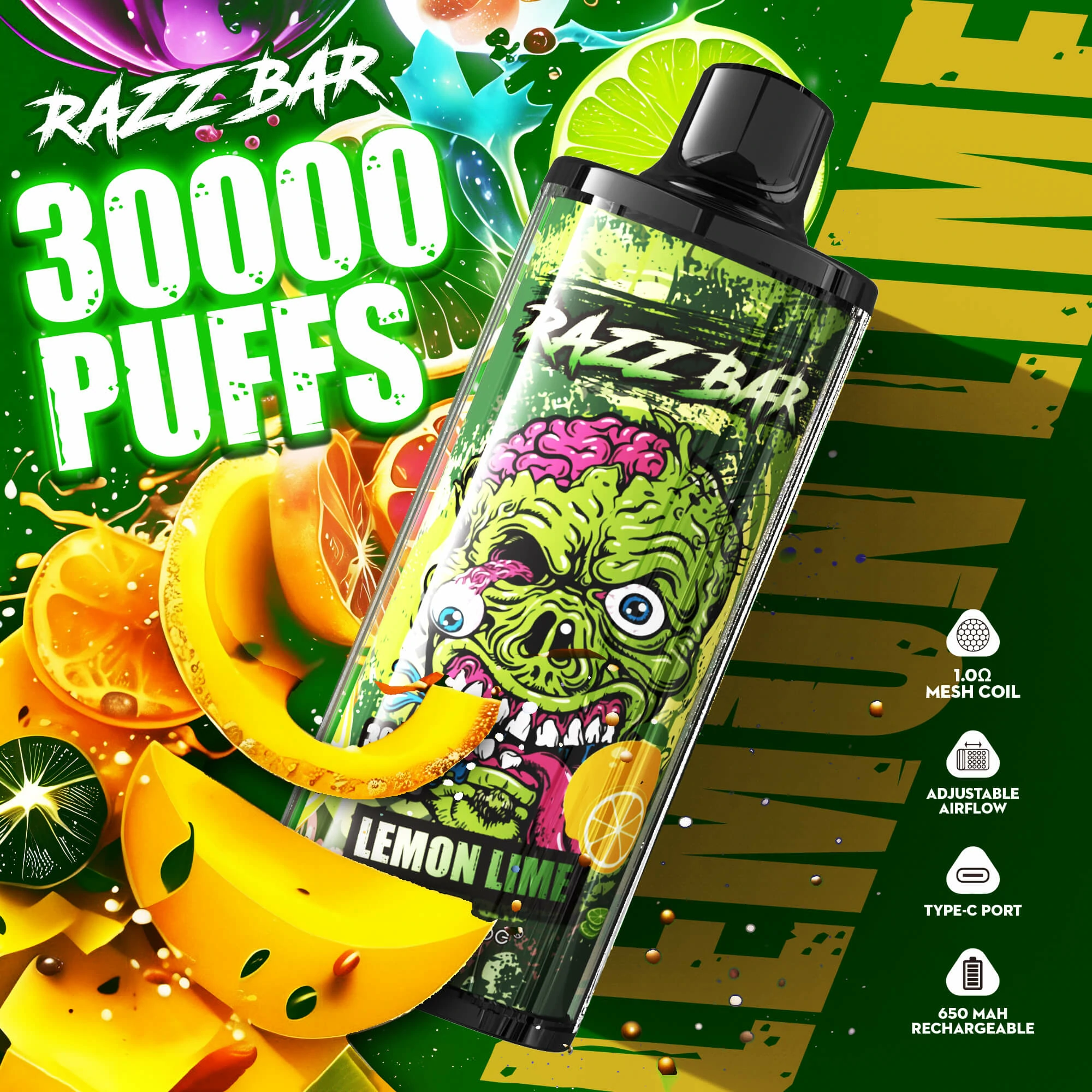 Razz Bar 30000パフ 使い捨て電子タバコ 画像3