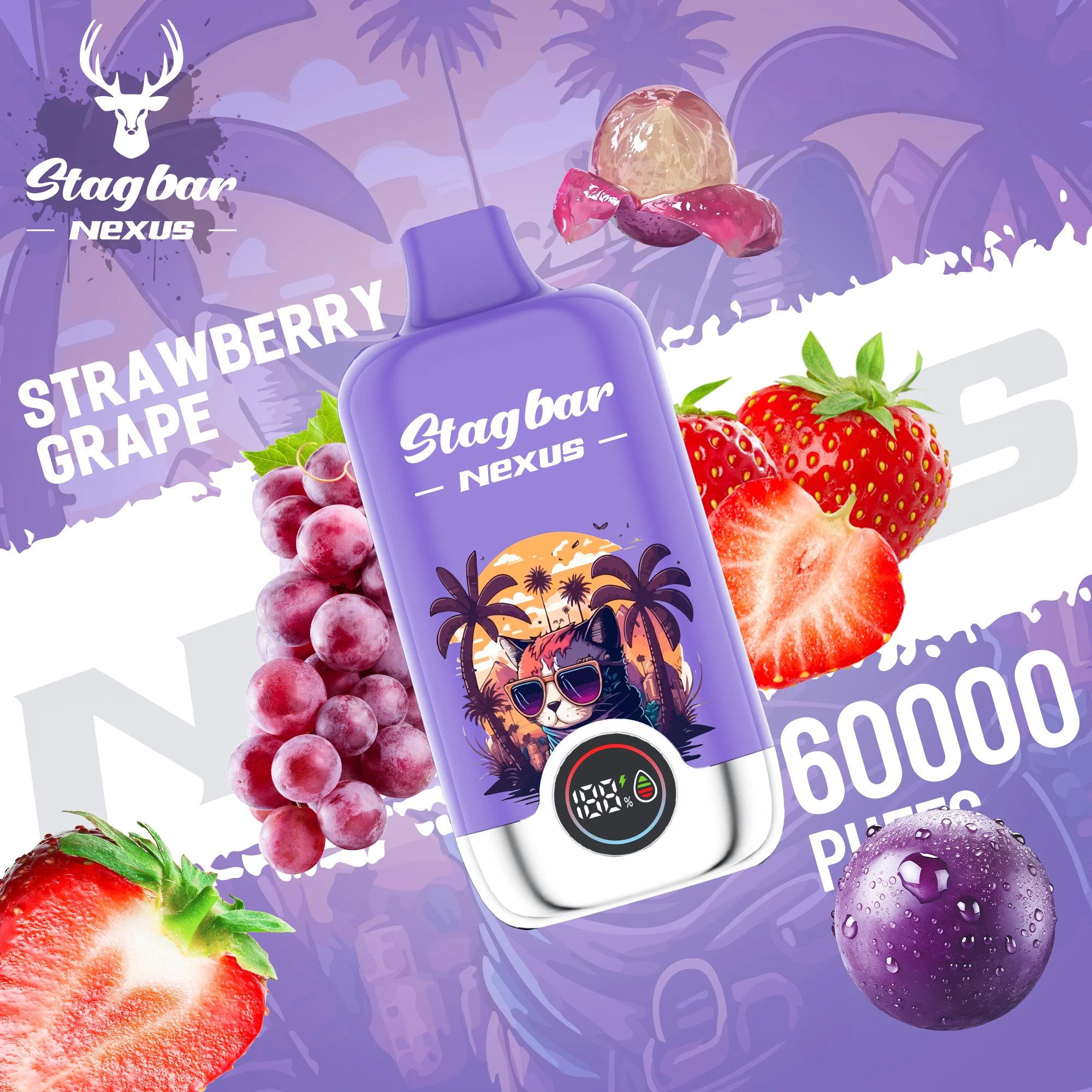 Stag Bar Nexus 60000パフ 使い捨て電子タバコ 画像6