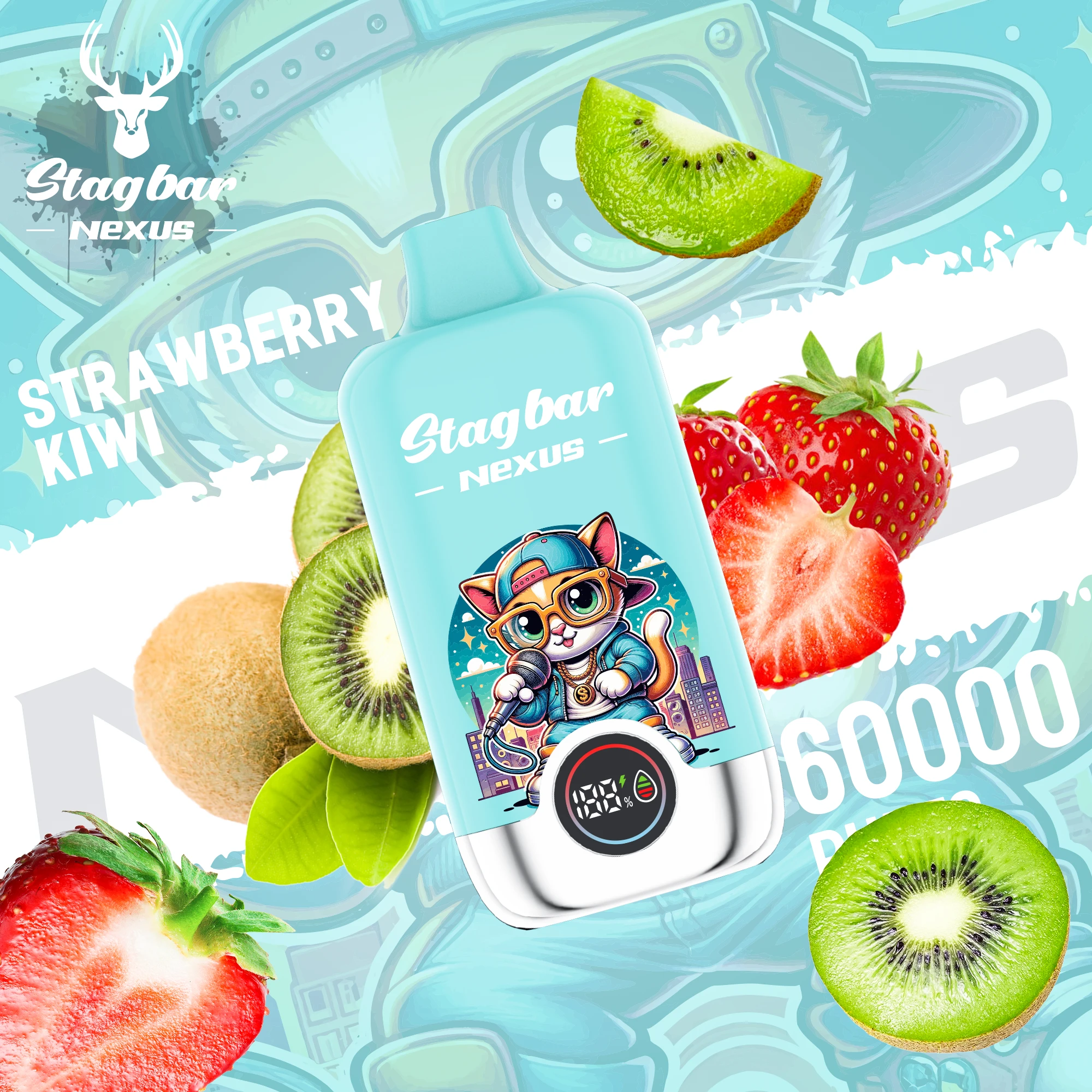 Stag Bar Nexus 60000パフ 使い捨て電子タバコ 画像8
