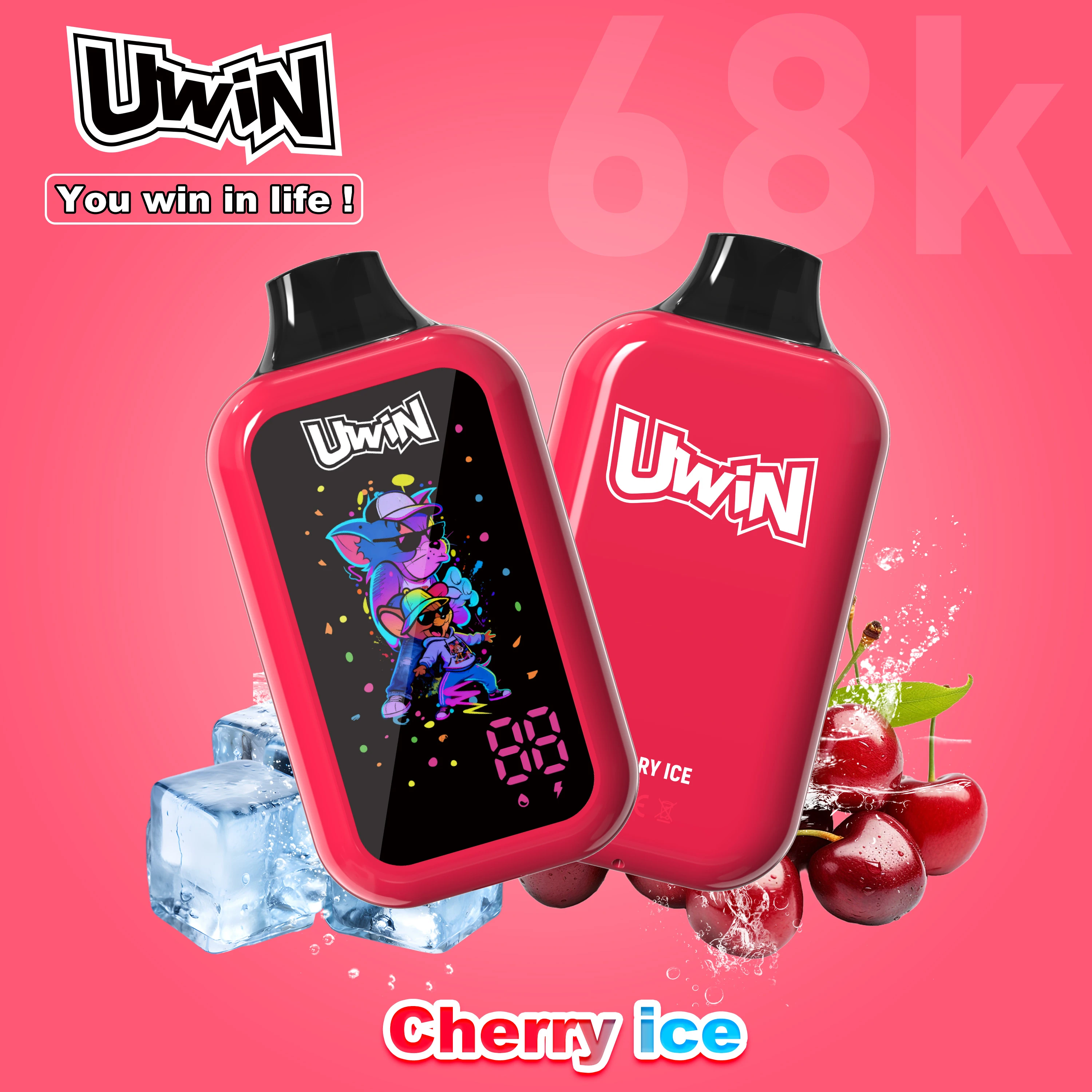 UWIN Digtal Box 68000パフ 使い捨て電子タバコ 画像3