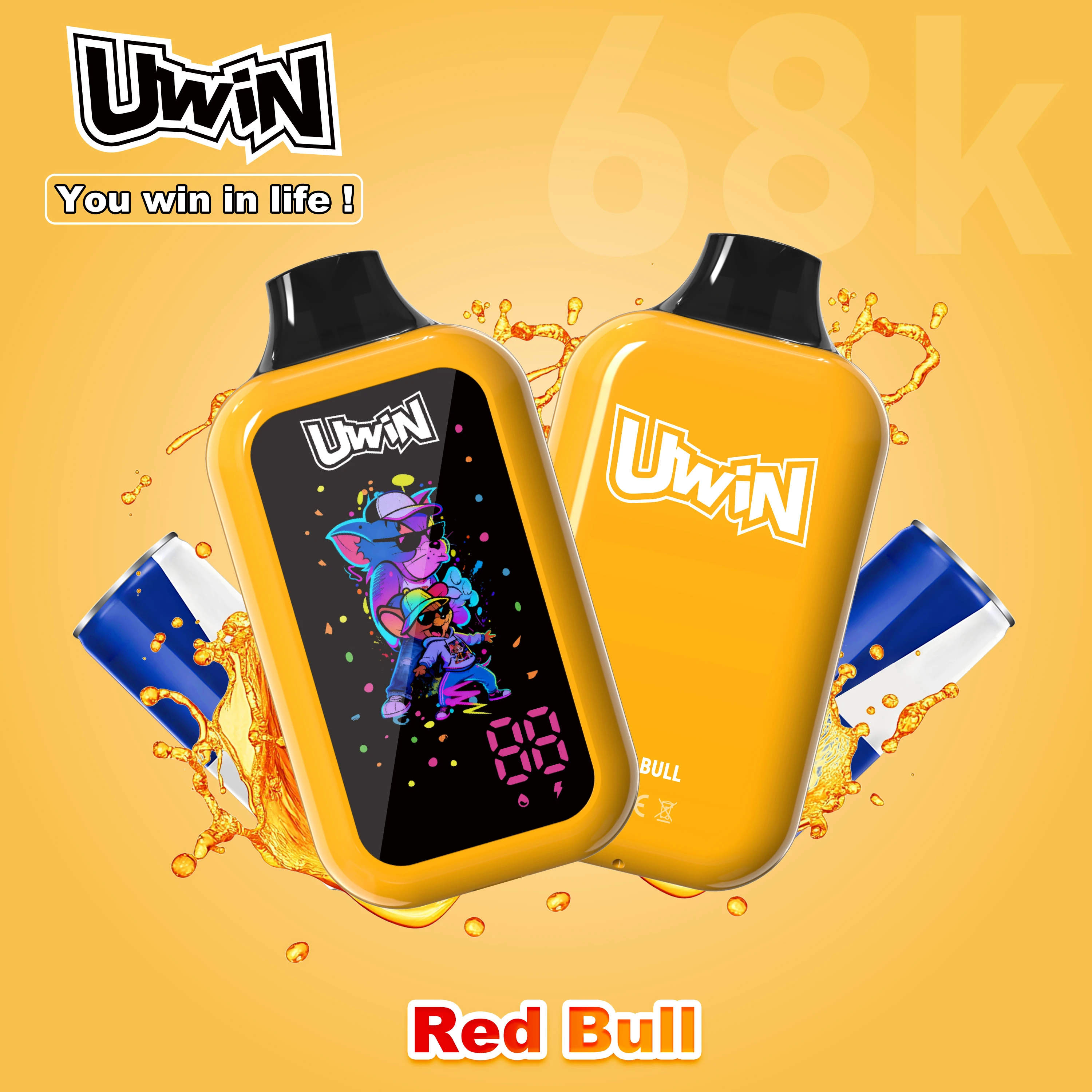 UWIN Digtal Box 68000パフ 使い捨て電子タバコ 画像2