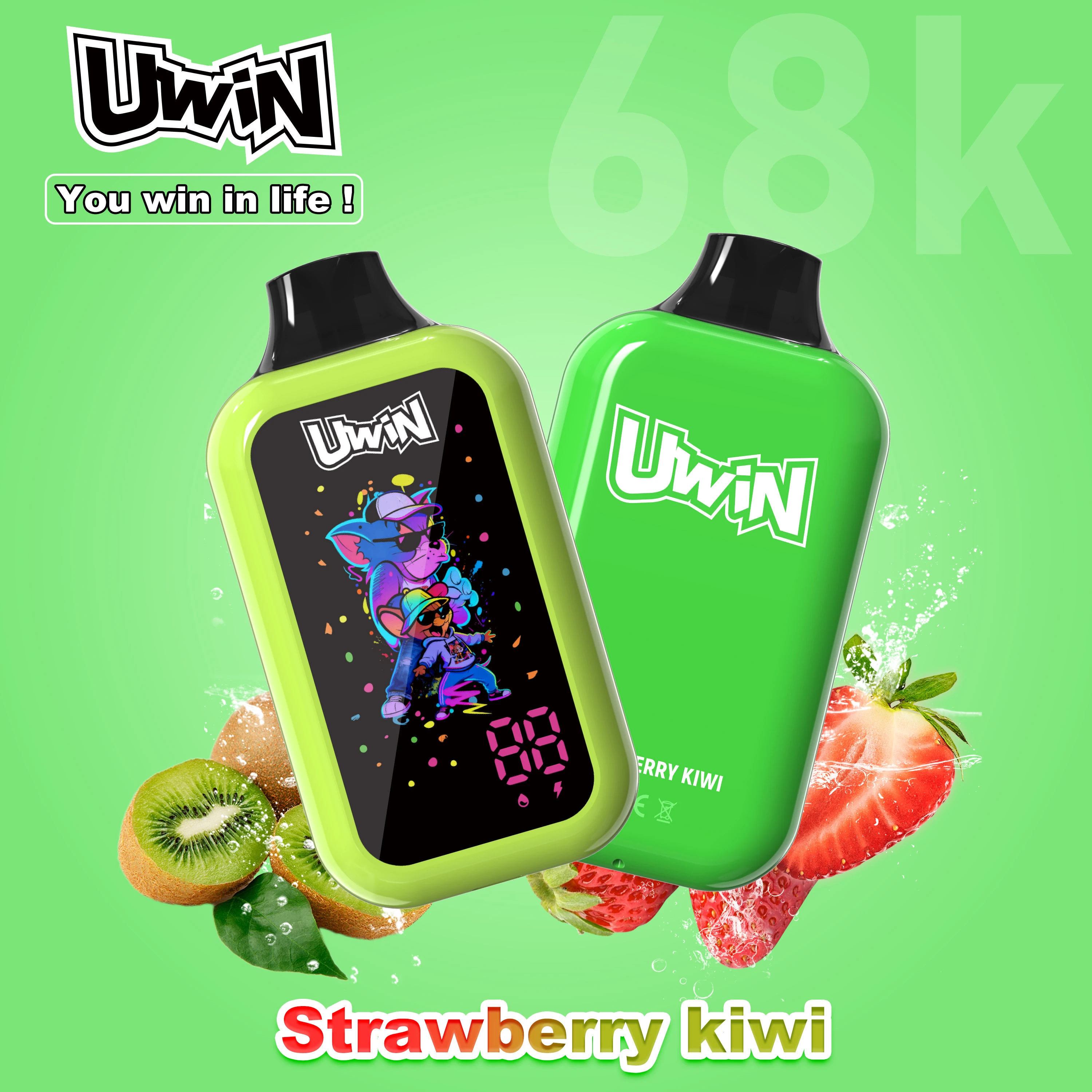 UWIN Digtal Box 68000パフ 使い捨て電子タバコ 画像6
