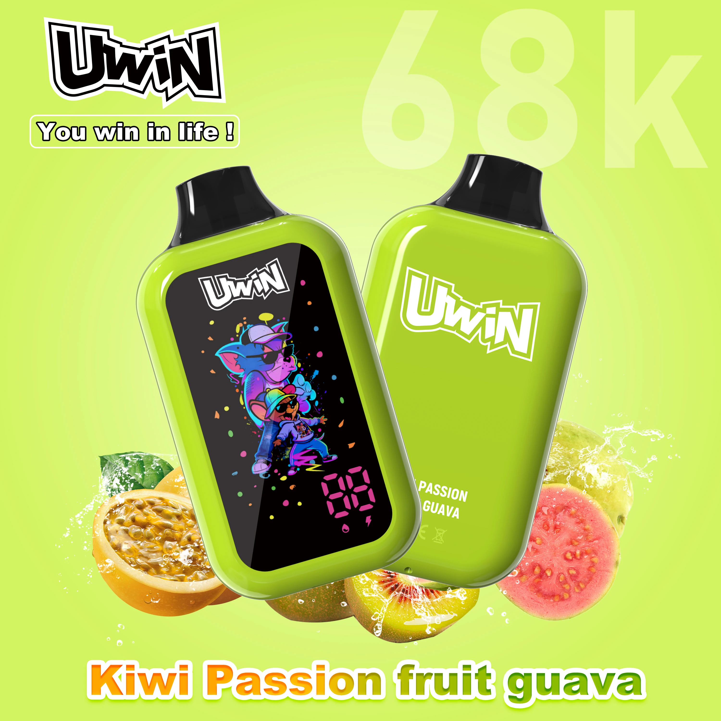 UWIN Digtal Box 68000パフ 使い捨て電子タバコ 画像8