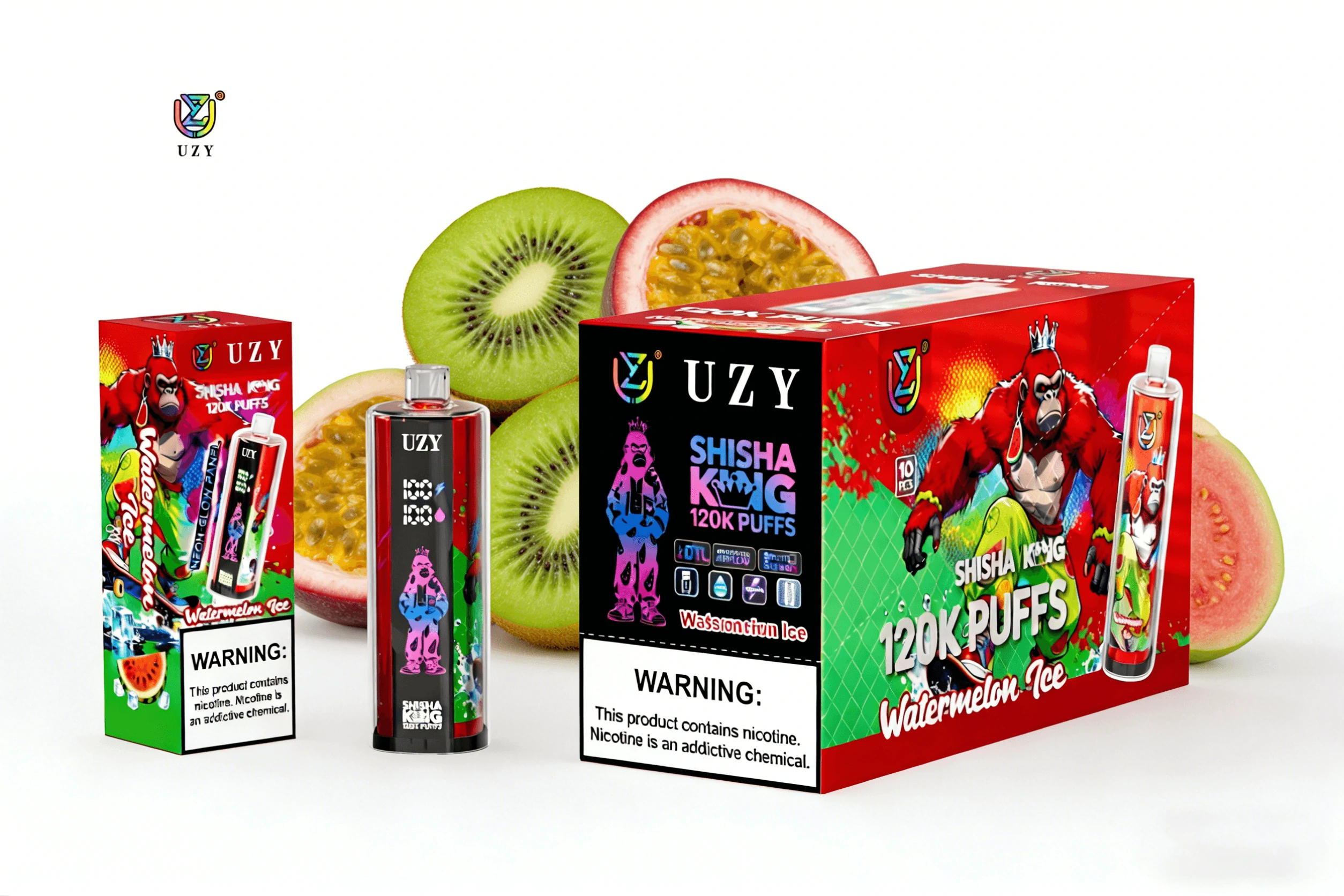 UZY Shisha HOOKAH KING 120000パフ 使い捨て電子タバコ 画像7