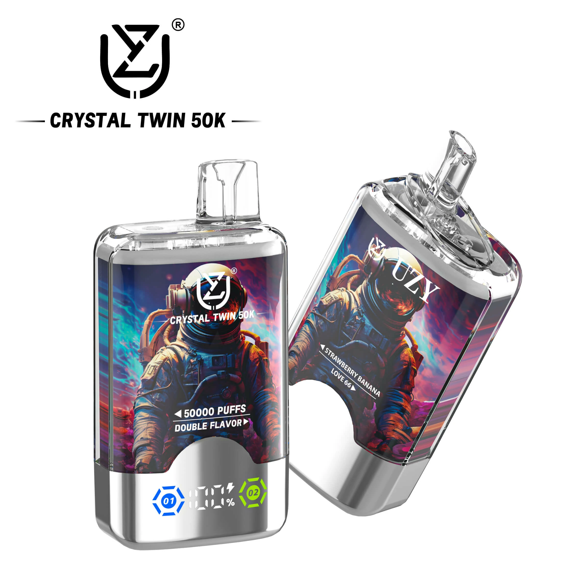 UZY Crystal Twin 50000パフ 使い捨て電子タバコ 画像7
