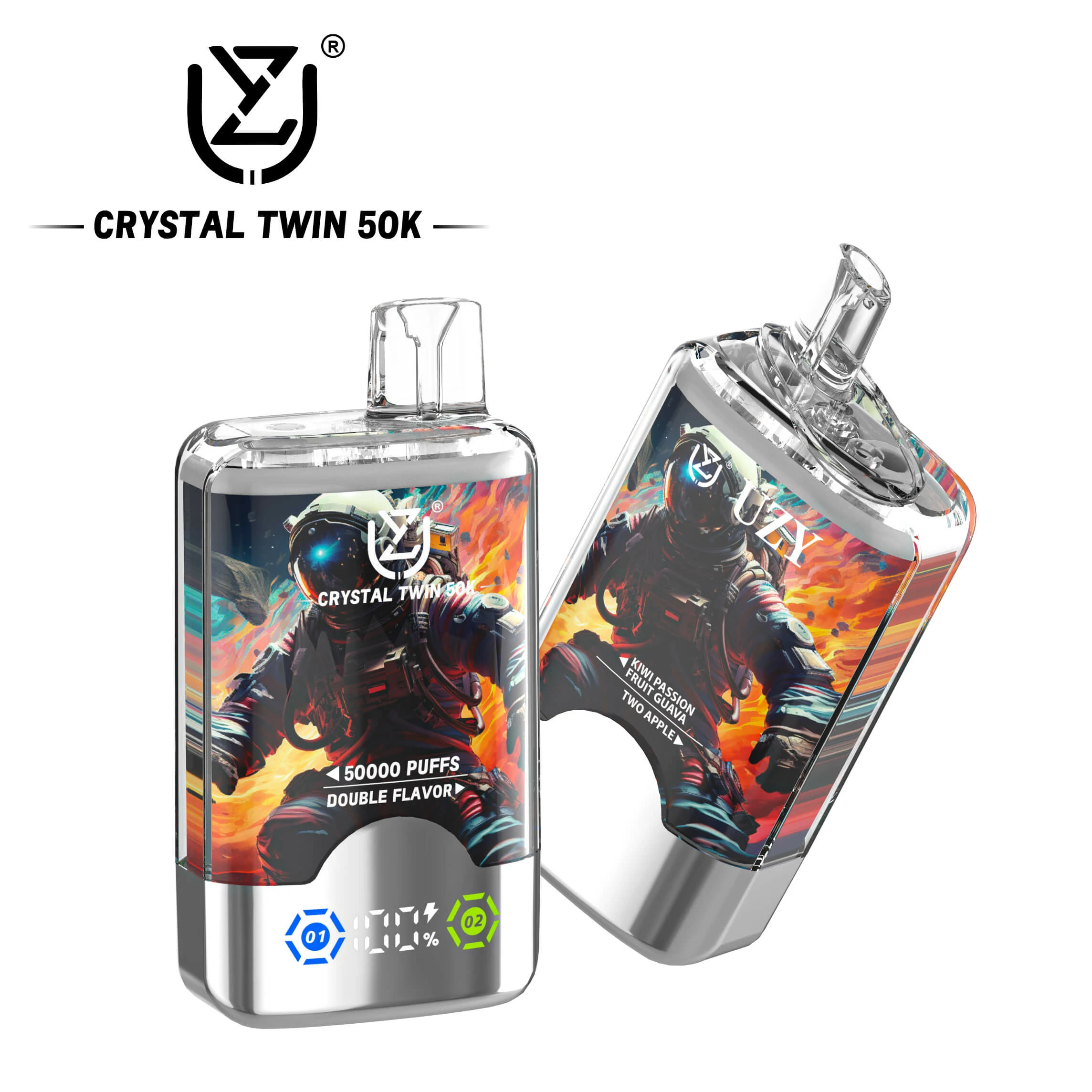 UZY Crystal Twin 50000パフ 使い捨て電子タバコ 画像8