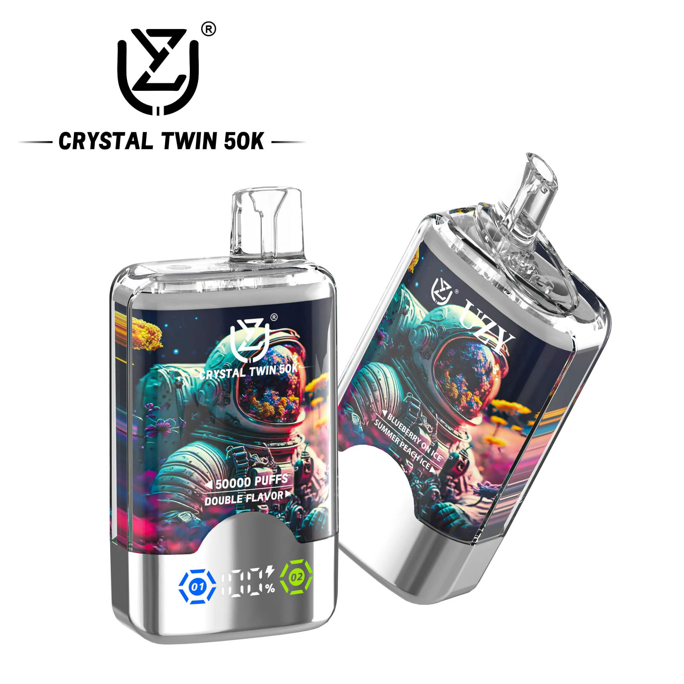 UZY Crystal Twin 50000パフ 使い捨て電子タバコ 画像4
