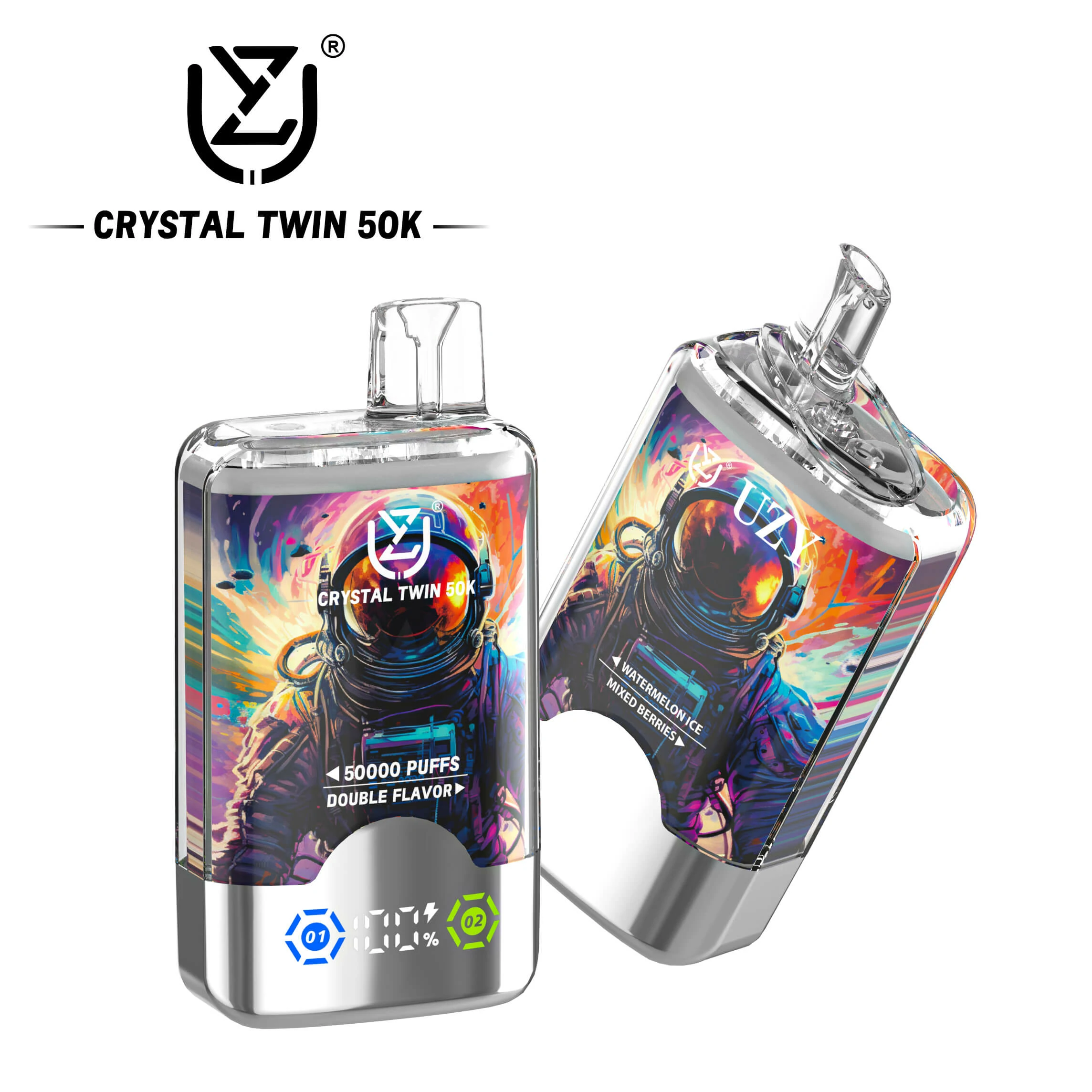 UZY Crystal Twin 50000パフ 使い捨て電子タバコ 画像5