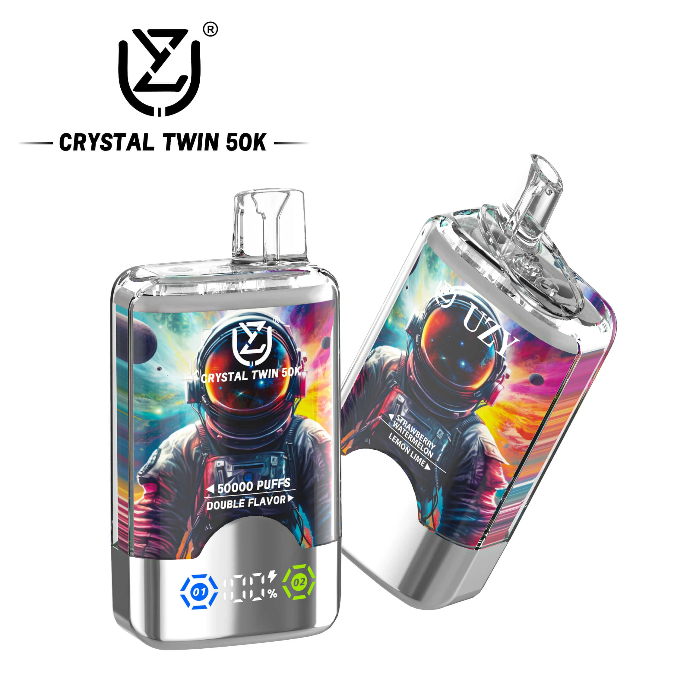 UZY Crystal Twin 50000パフ 使い捨て電子タバコ 画像3