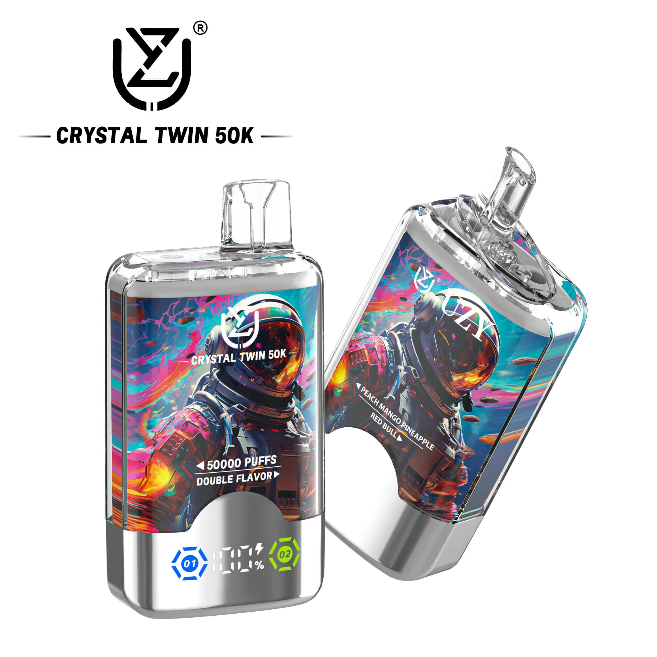 UZY Crystal Twin 50000パフ 使い捨て電子タバコ 画像6