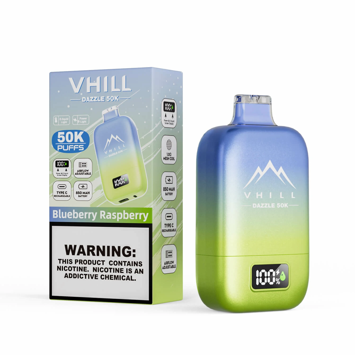 VHILL DAZZLE 50000パフ 使い捨て電子タバコ 画像6