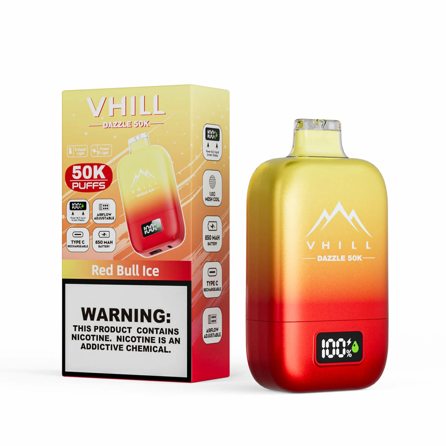 VHILL DAZZLE 50000パフ 使い捨て電子タバコ 画像3