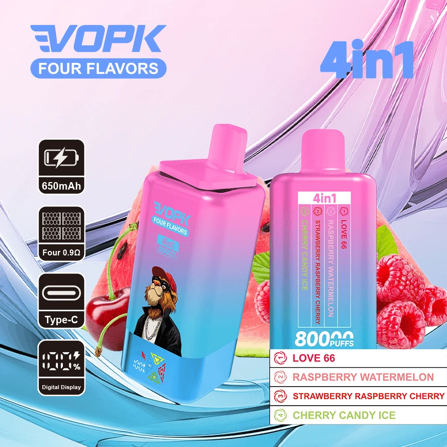 Vopk 80000パフ 4-in-1 使い捨て電子タバコ 画像7