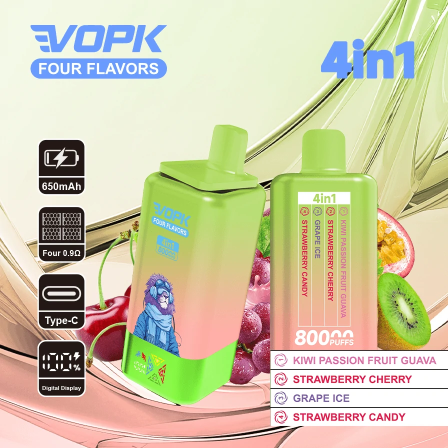 Vopk 80000パフ 4-in-1 使い捨て電子タバコ 画像3