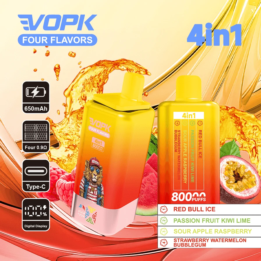 Vopk 80000パフ 4-in-1 使い捨て電子タバコ 画像5