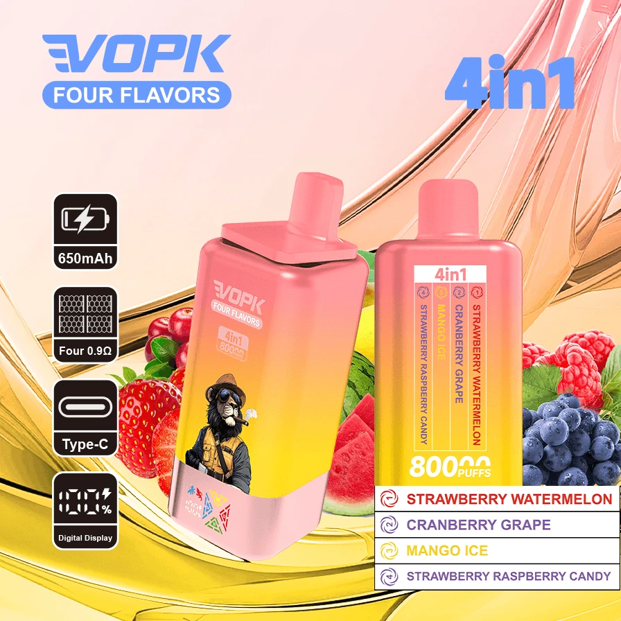Vopk 80000パフ 4-in-1 使い捨て電子タバコ 画像10