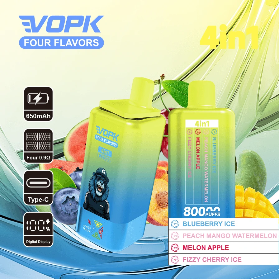 Vopk 80000パフ 4-in-1 使い捨て電子タバコ 画像8