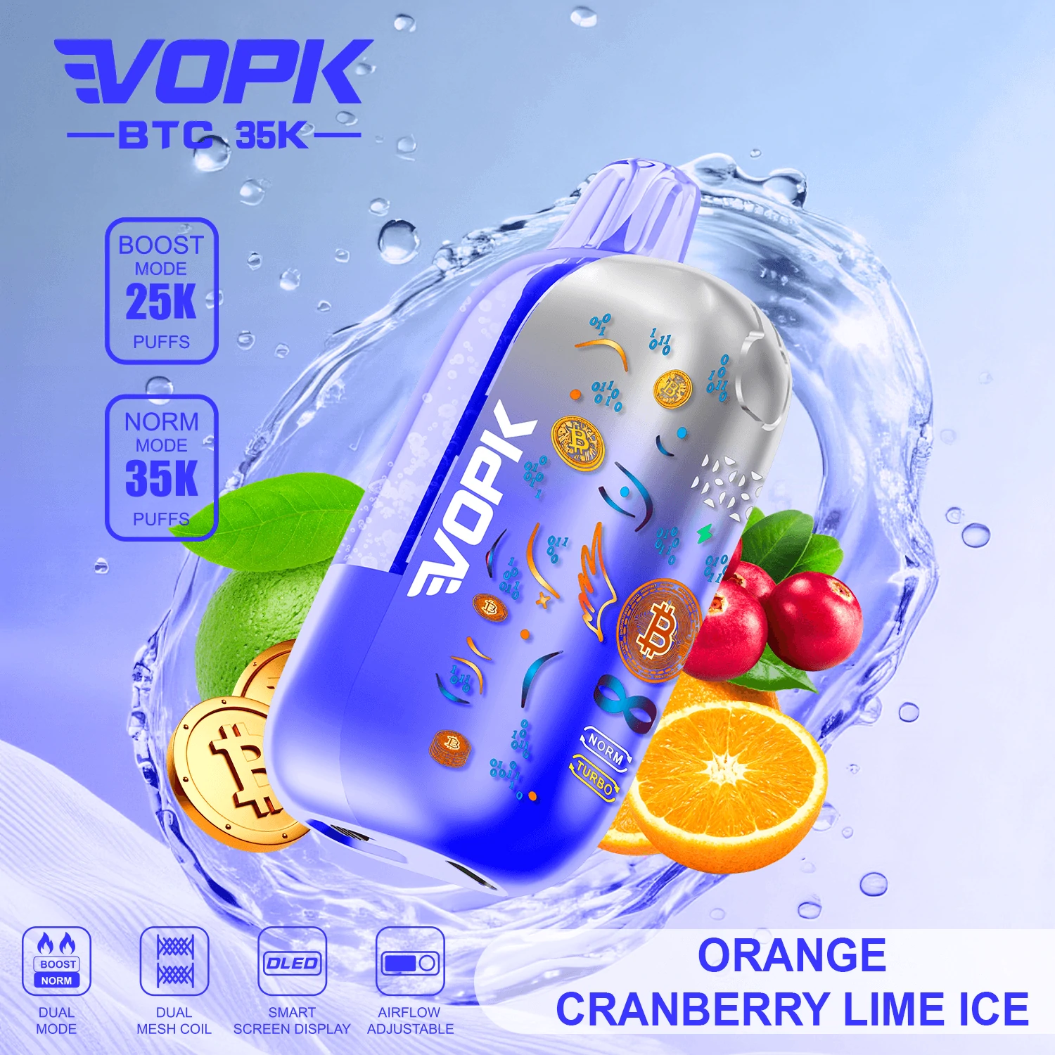 VOPK BTC 35000パフ 使い捨て電子タバコ 画像5