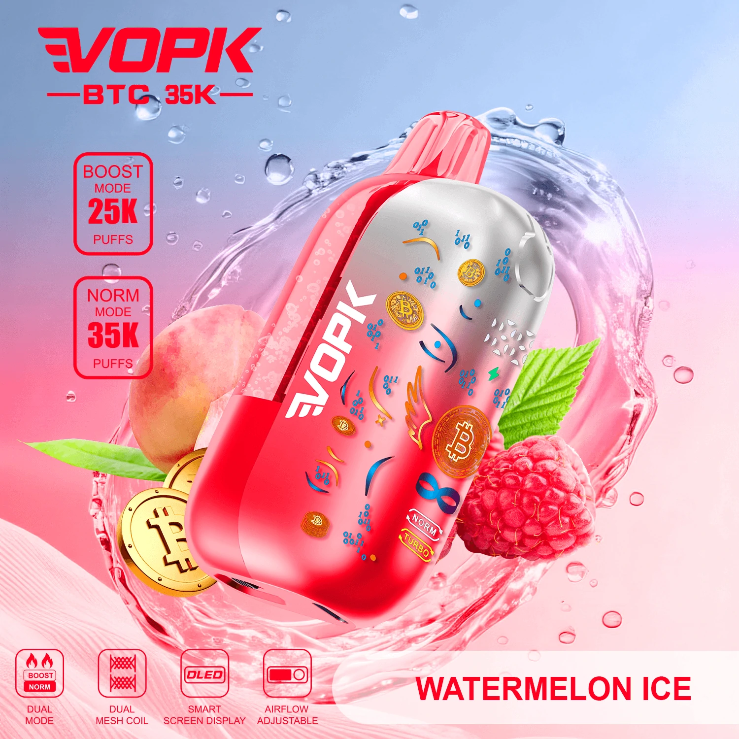 VOPK BTC 35000パフ 使い捨て電子タバコ 画像7