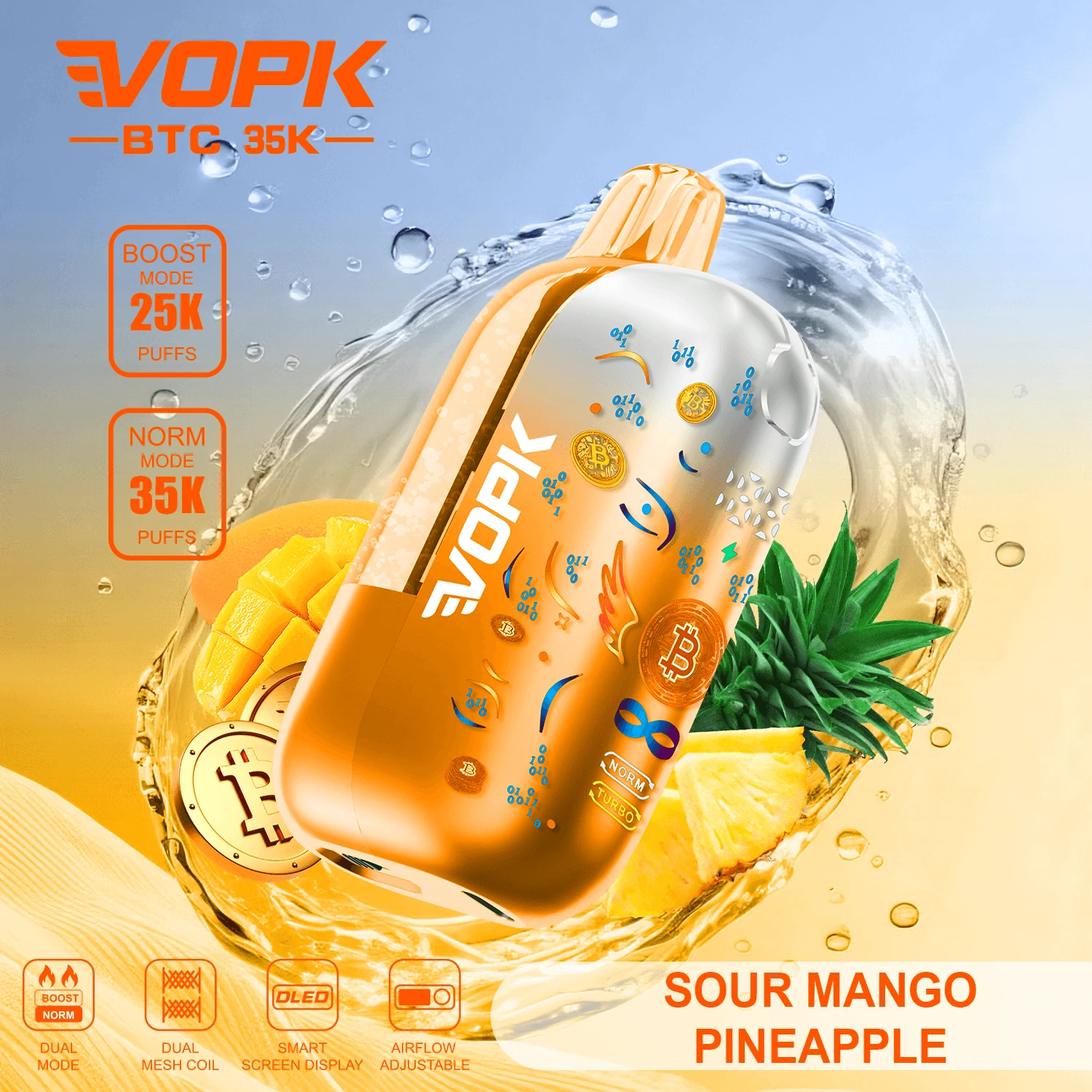 VOPK BTC 35000パフ 使い捨て電子タバコ 画像4