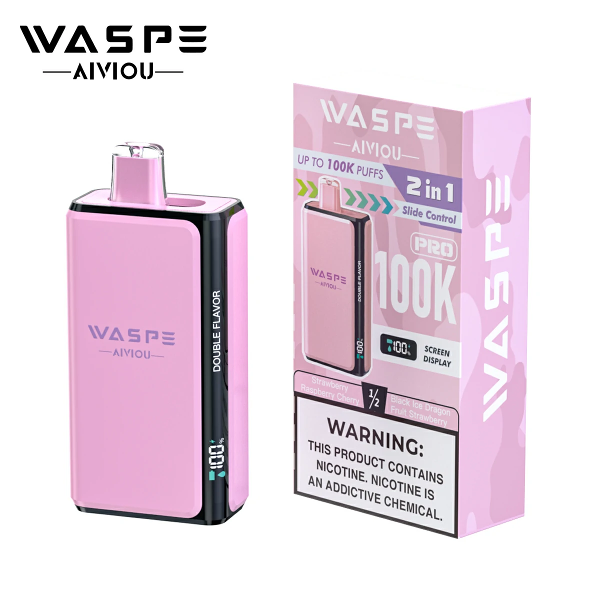 WASPE Pro 100000パフ 2-in-1 使い捨て電子タバコ 画像9