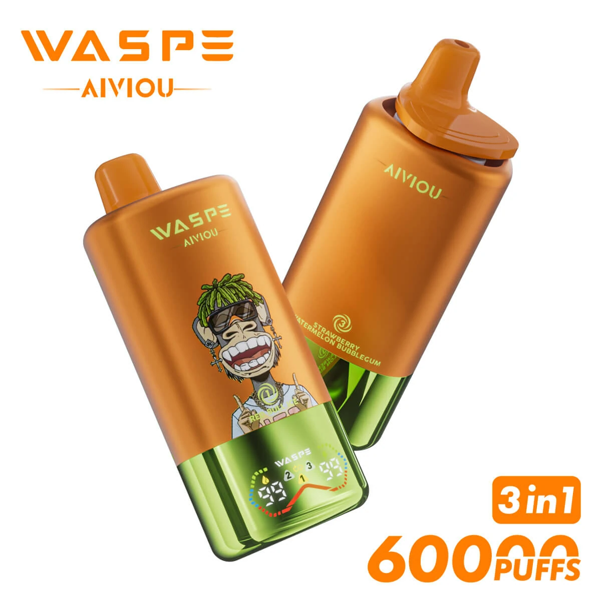 WASPE Bar 60000パフ 使い捨て電子タバコ 画像8