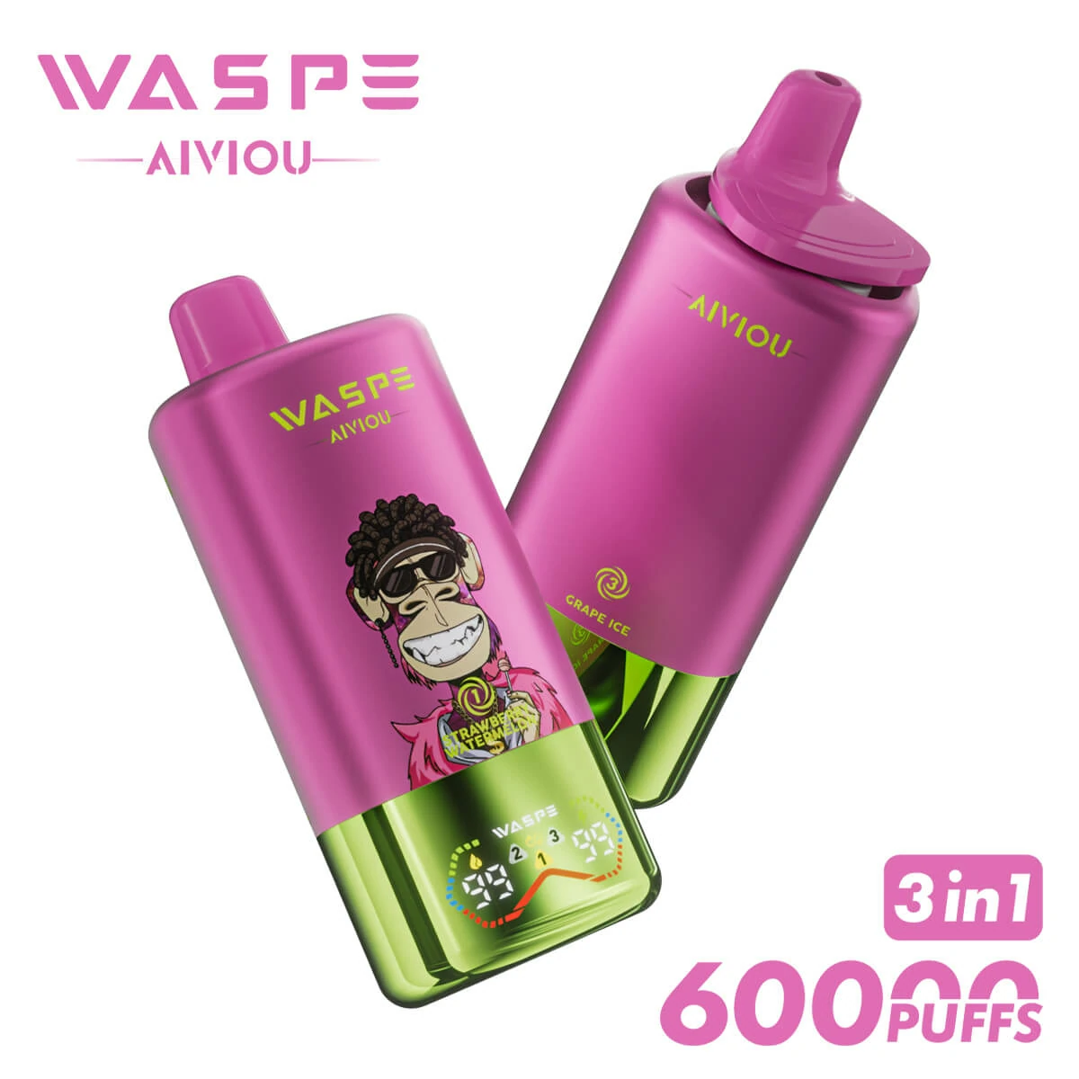 WASPE Bar 60000パフ 使い捨て電子タバコ 画像4