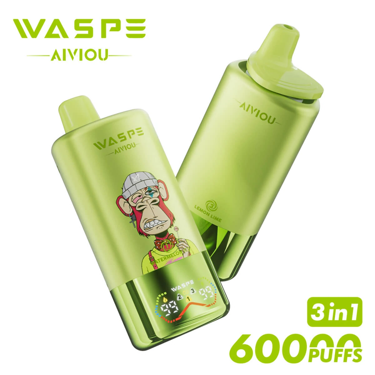 WASPE Bar 60000パフ 使い捨て電子タバコ 画像3