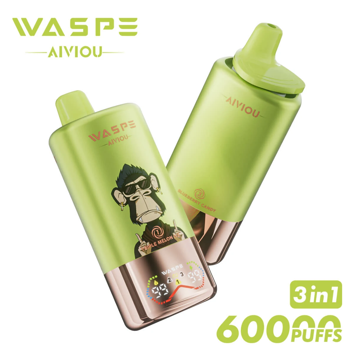 WASPE Bar 60000パフ 使い捨て電子タバコ 画像2
