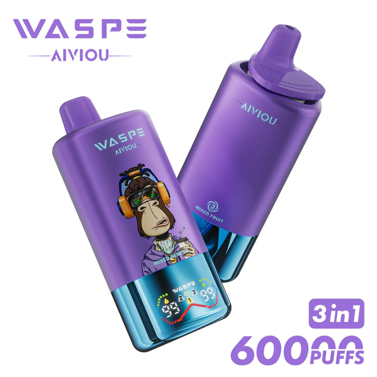 WASPE Bar 60000パフ 使い捨て電子タバコ 画像7