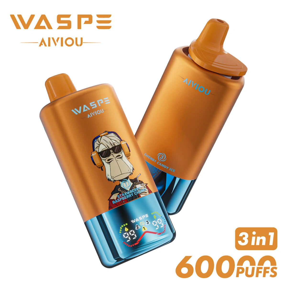WASPE Bar 60000パフ 使い捨て電子タバコ 画像9